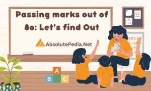 Passing marks out of 80